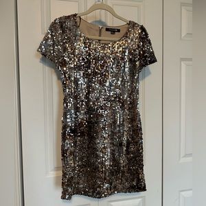 Vegas Baby! Sequinned Cocktail Mini Dress